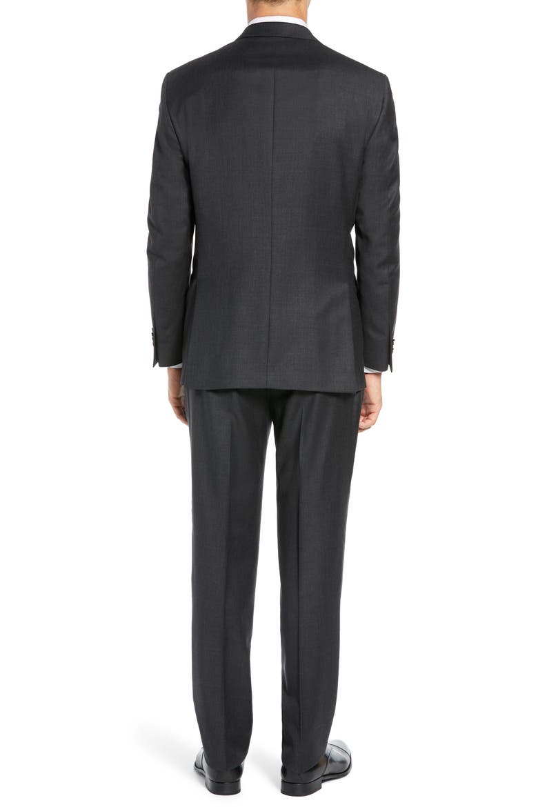 Charcoal Grey Wool Suit, Alternate, color, CHARCOAL