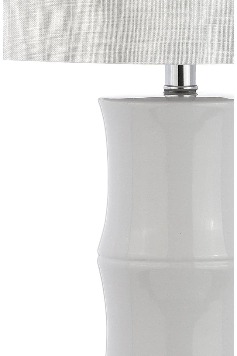 Tiki 26.5" Ceramic LED Table Lamp, Alternate, color, White