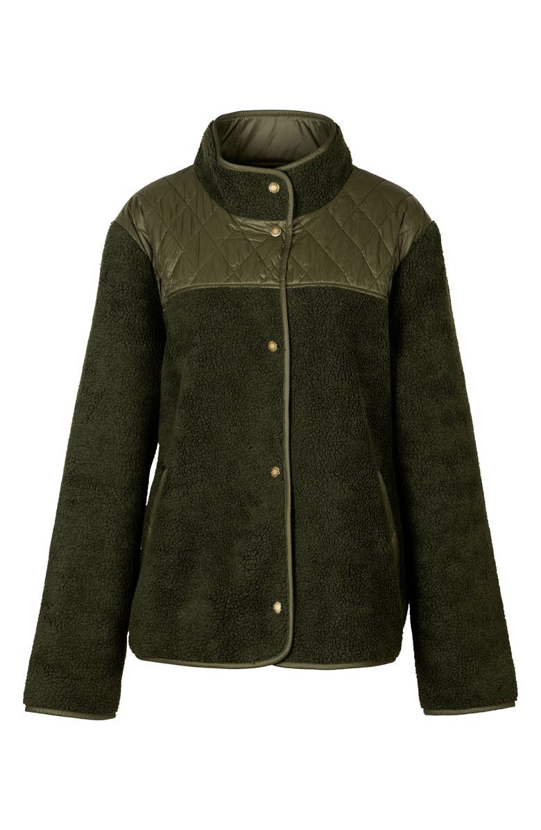 Barbour Aspena High Pile Fleece Jacket, Alternate, color,