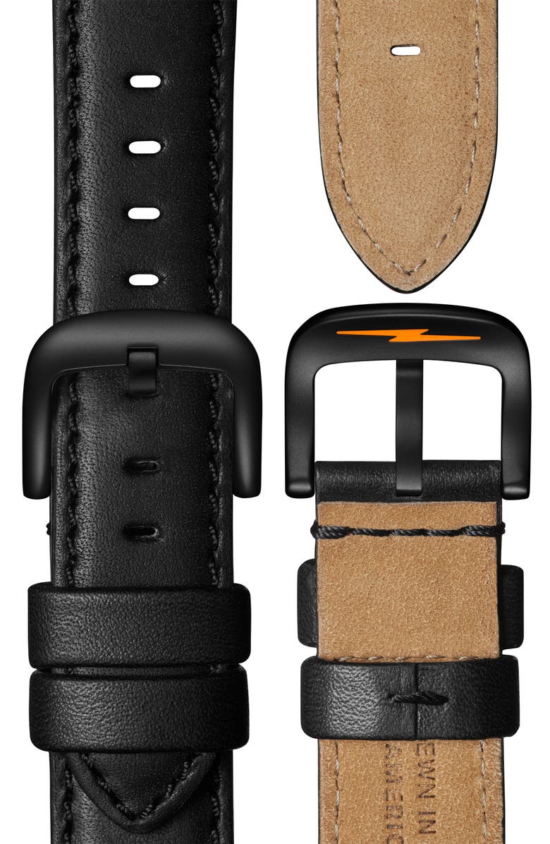 Shinola The Canfield Sport Chrongraph Leather Strap Watch, 45mm, Alternate, color, 