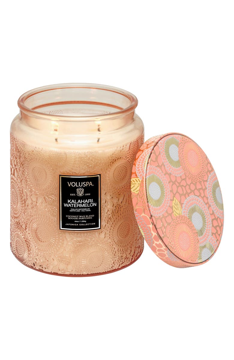 Voluspa Kalahari Watermelon Luxe Jar Candle, Alternate, color, Kalahari Watermelon