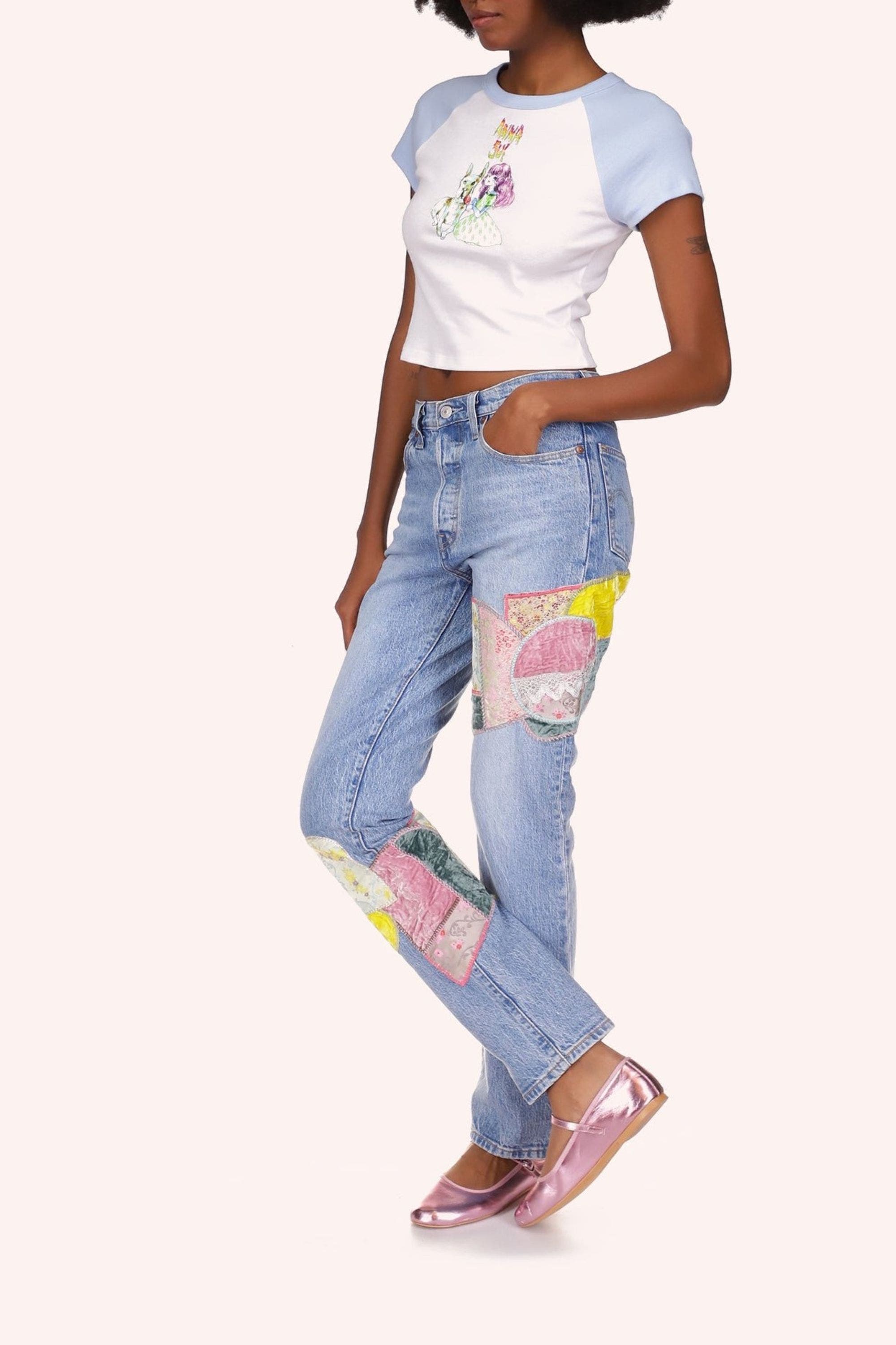 Micro Ribbed Raglan Baby Tee - image 2