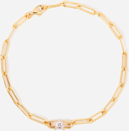 Little Sky Stone Birthstone Paperclip Chain Bracelet