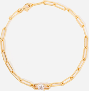 Little Sky Stone Birthstone Paperclip Chain Bracelet
