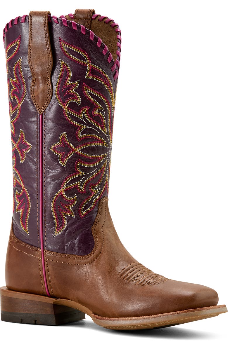 Ariat Showdown Western Boot, Main, color, Brown