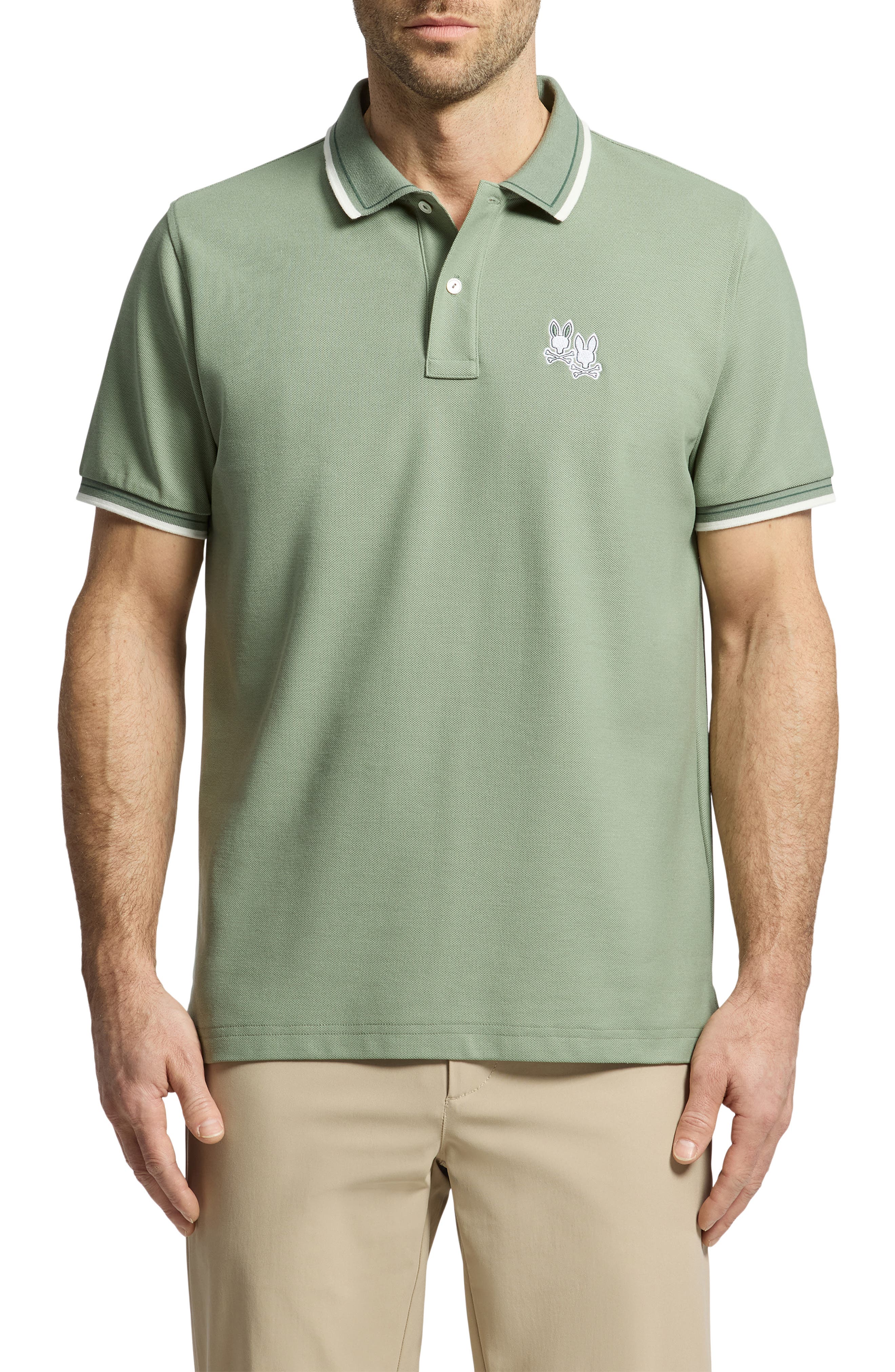 Psycho Bunny Elliot Pima Cotton Piqué Polo