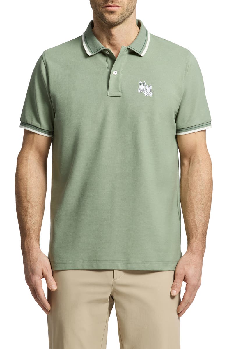 Psycho Bunny Elliot Pima Cotton Piqué Polo, Main, color,