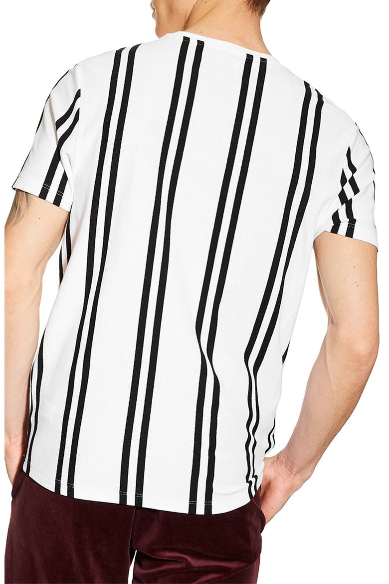 Luke Stripe Classic T-Shirt, Alternate, color, WHITE MULTI