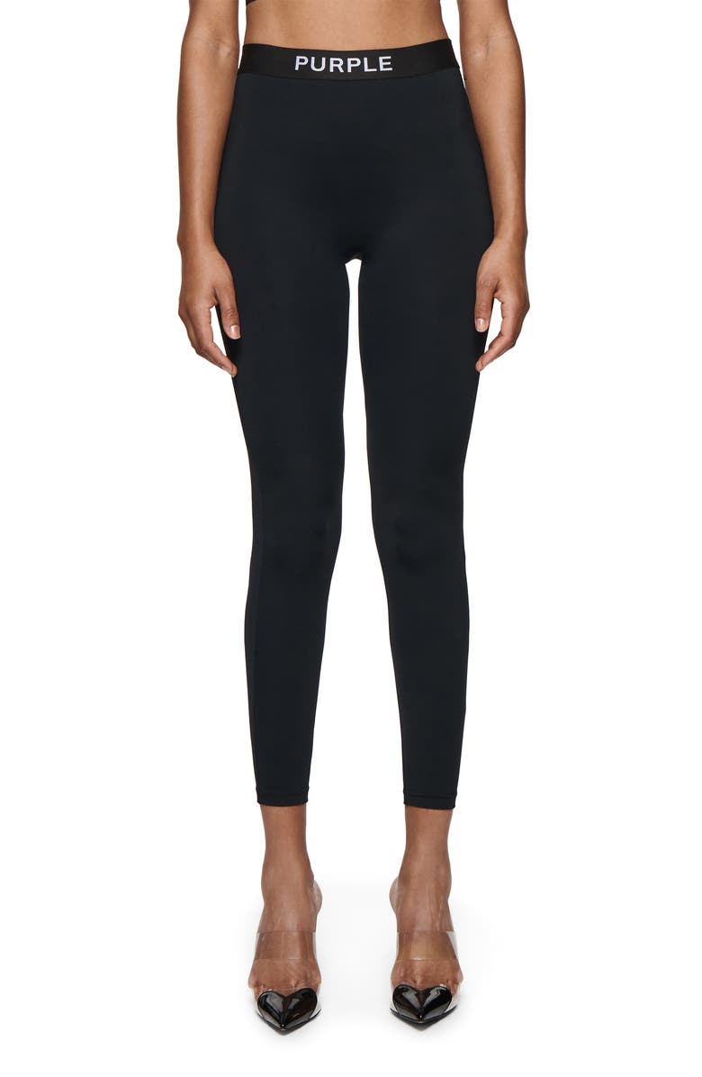 PURPLE BRAND Crop Leggings, Main, color, 
