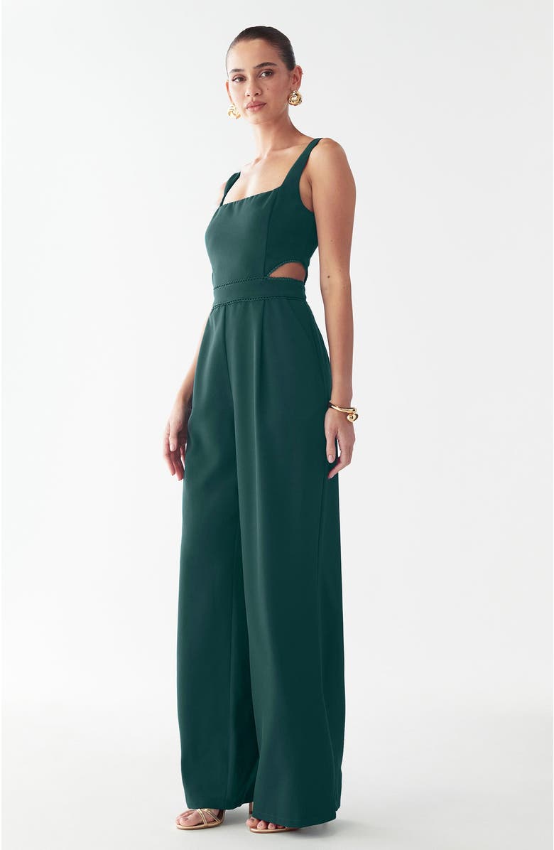 BWLDR Shae Jumpsuit, Alternate, color, Emerald