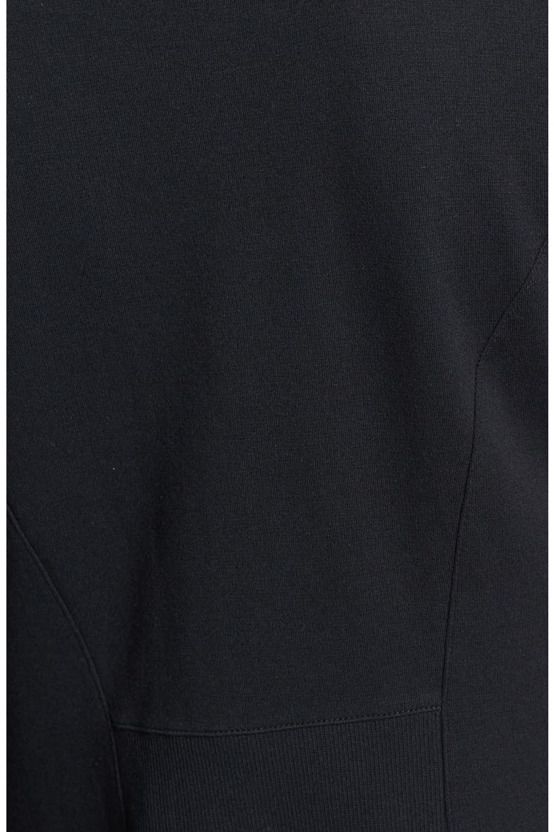 Knit Moto Jacket, Alternate, color, BLACK