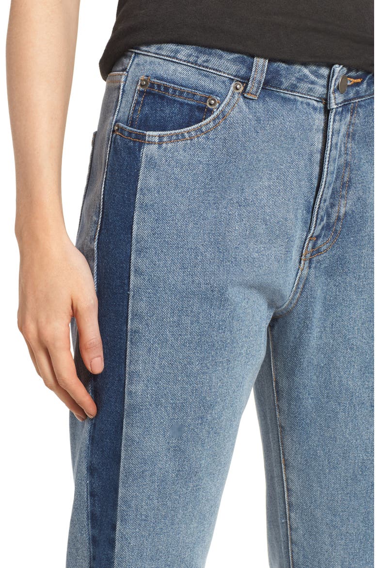 Pepper High Waist Jeans, Alternate, color, DUAL BLUE