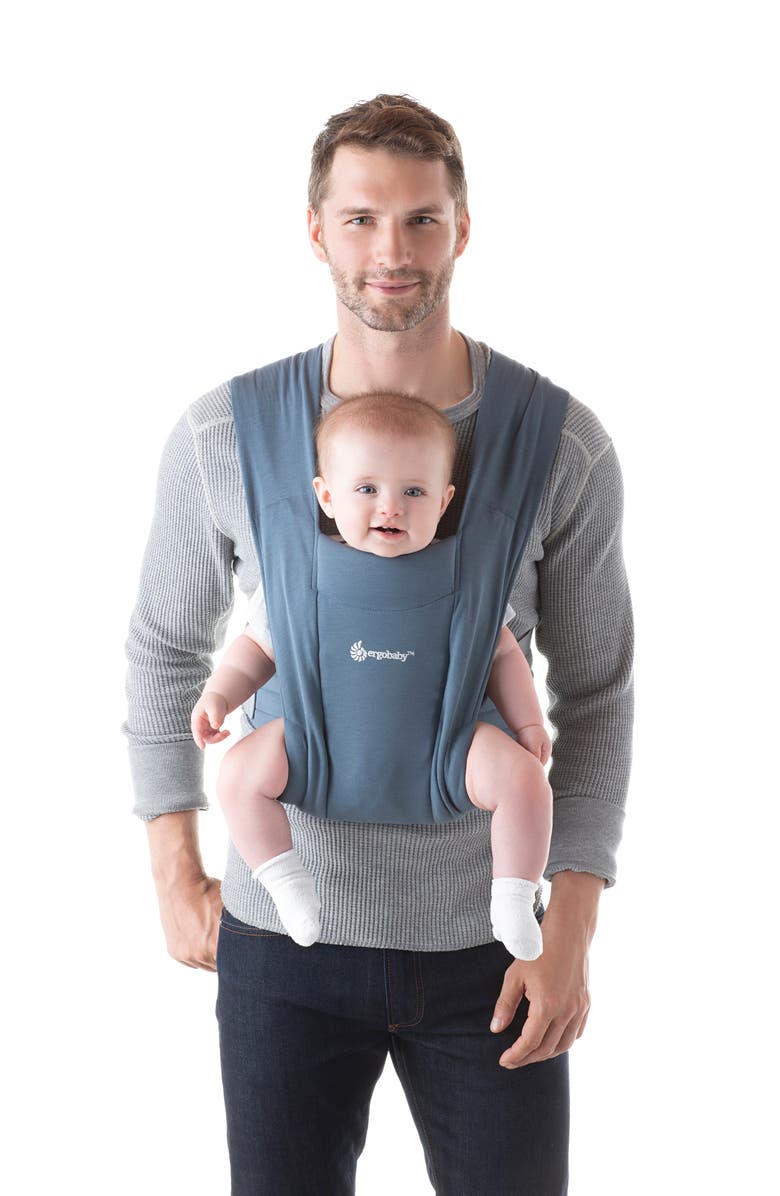 ERGObaby Embrace Baby Carrier, Alternate, color, Oxford Blue