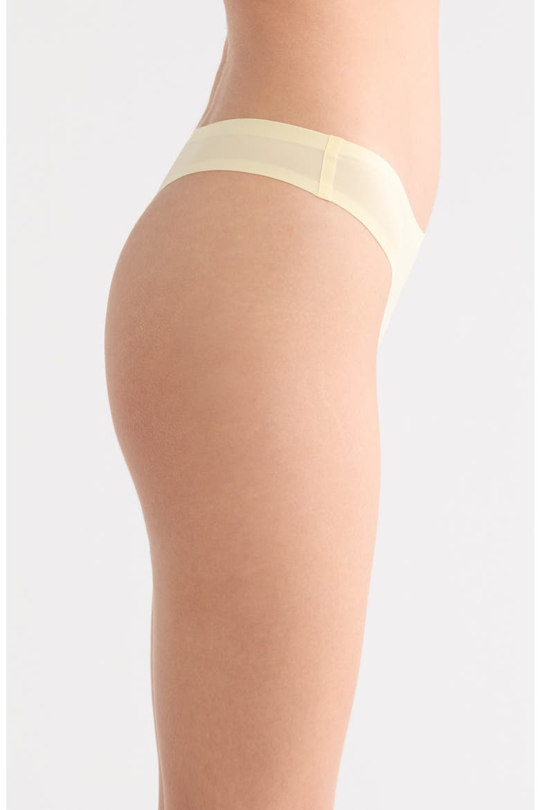 Soft Stretch Thong, Alternate, color, FRENCH VANILLA