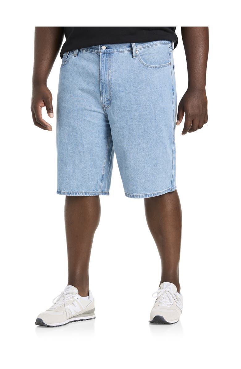Levi's Big & Tall 469 Loose-Fit Denim Shorts, Main, color, Light Run