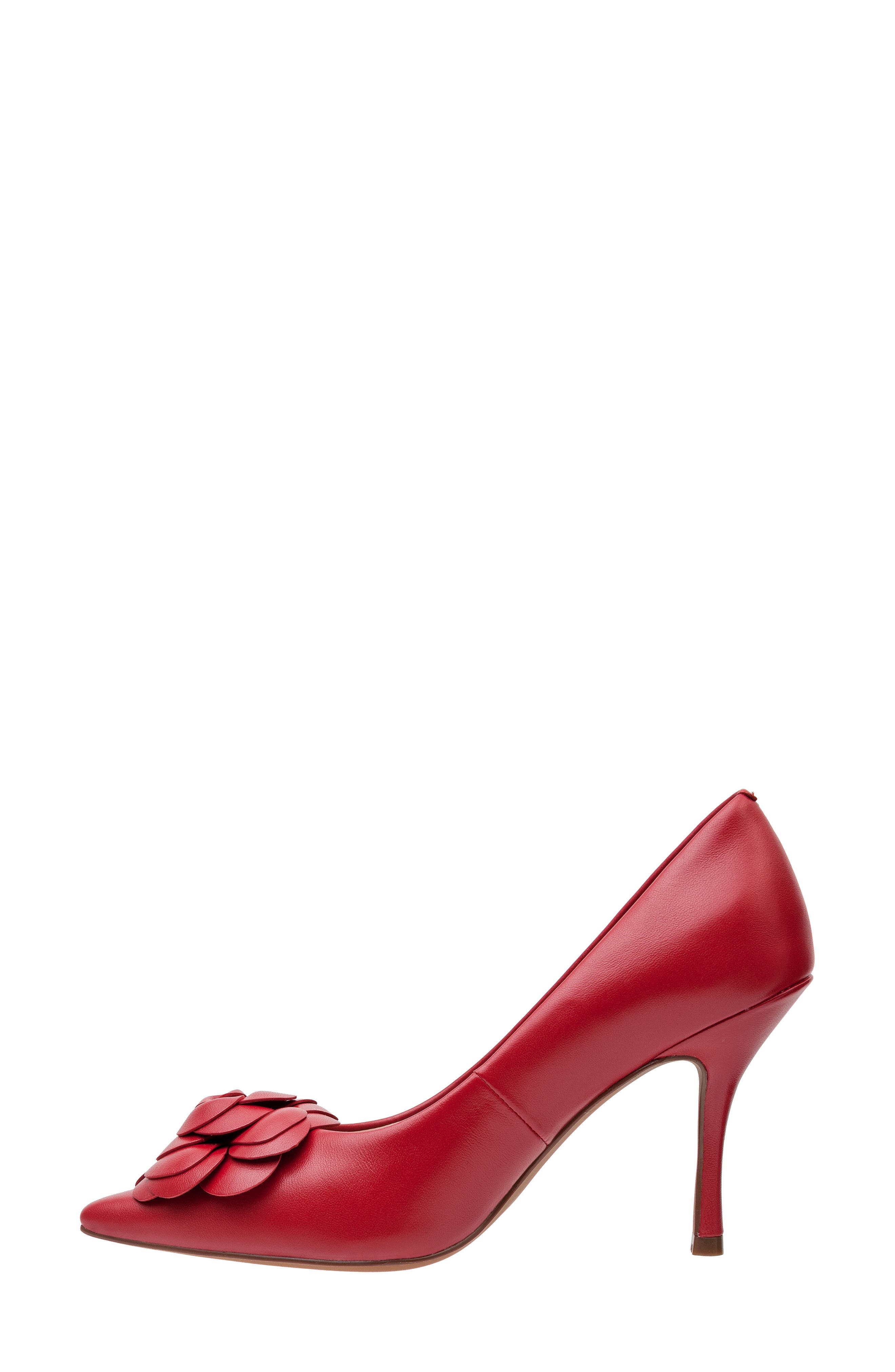 Linea Paolo Primrose Pointed Toe Pump, Alternate, color, Red