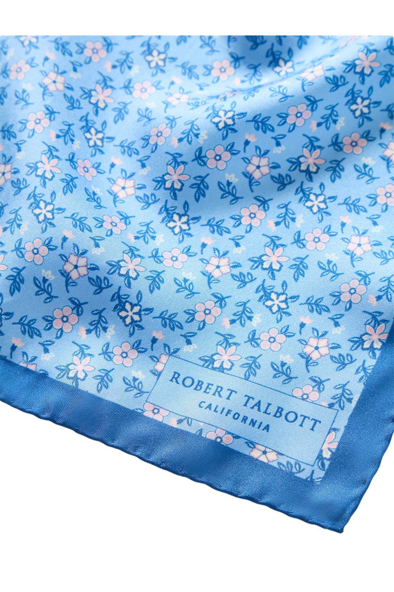 York Flower Multi Pocket Square, Alternate, color, Light Blue