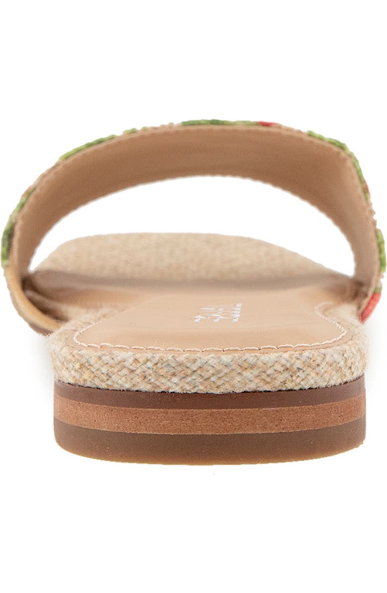 Esprit Rylee Slide Sandal, Alternate, color, Linen/ Strawberry