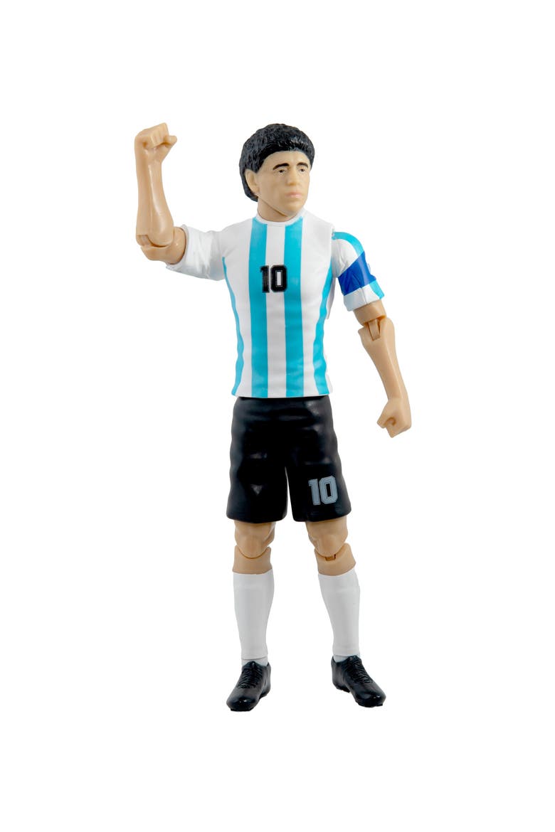 Sockers Legends Diego Maradona Argentina 8" Soccer Action Figure, Alternate, color, Blue