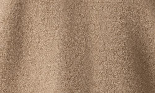 Eileen Fisher Relaxed Fit Wool Felt Sweater In Brown