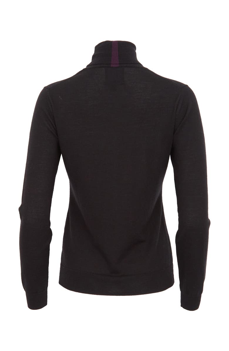 Lords of Harlech Rona Cashmere Blend Turtleneck Sweater, Alternate, color, Black