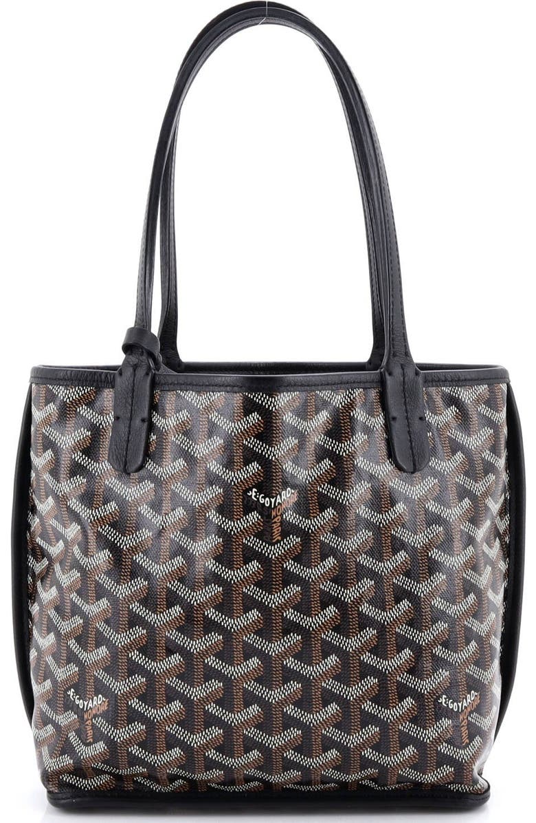 Pre-Owned Goyard Anjou Reversible Tote Coated Canvas Mini, Alternate, color,
