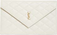 Saint Laurent Paris Diamond Quilt Pouch