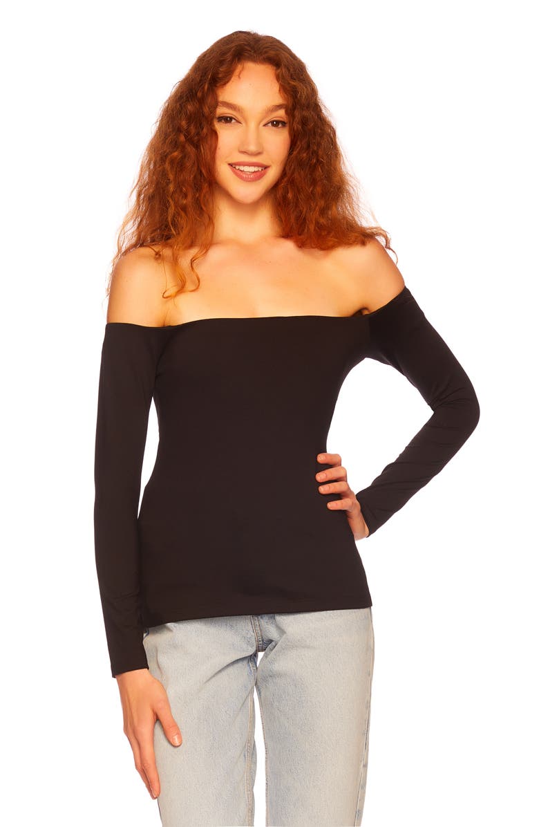 Susana Monaco Off the Shoulder Top, Alternate, color, 