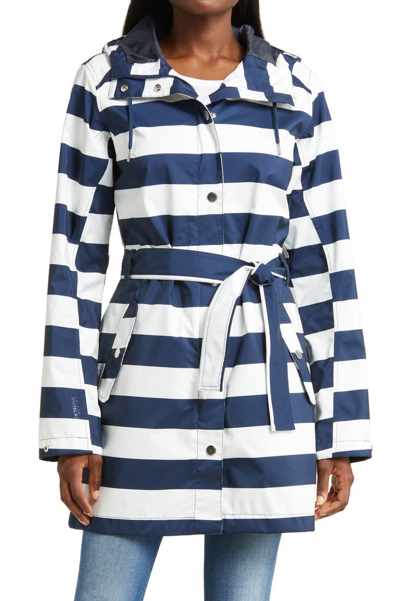 Lyness II Waterproof Raincoat, Main, color, EVENING BLUE STRIP