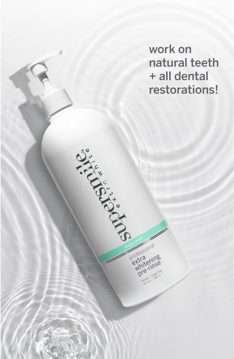 Supersmile Jumbo Extra White Pre-Rinse, Alternate, color, White