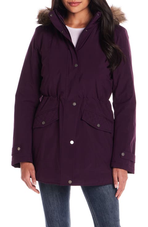 Faux Fur Trim Hooded Anorak