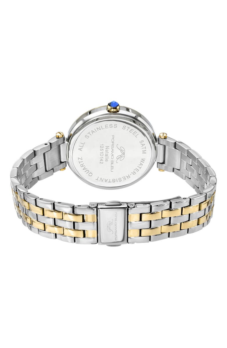 PORSAMO BLEU Natalie Bracelet Watch, 36mm, Alternate, color, Two-Tone