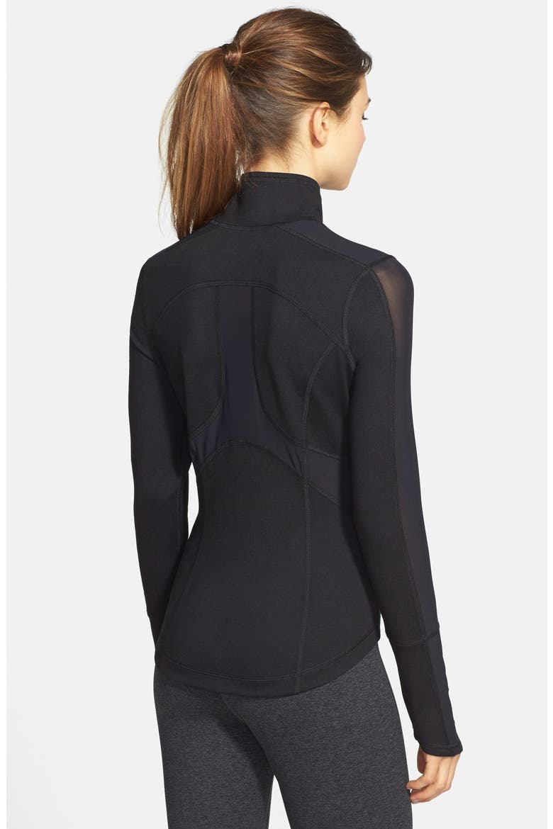 'Allure' Jacket, Alternate, color, BLACK