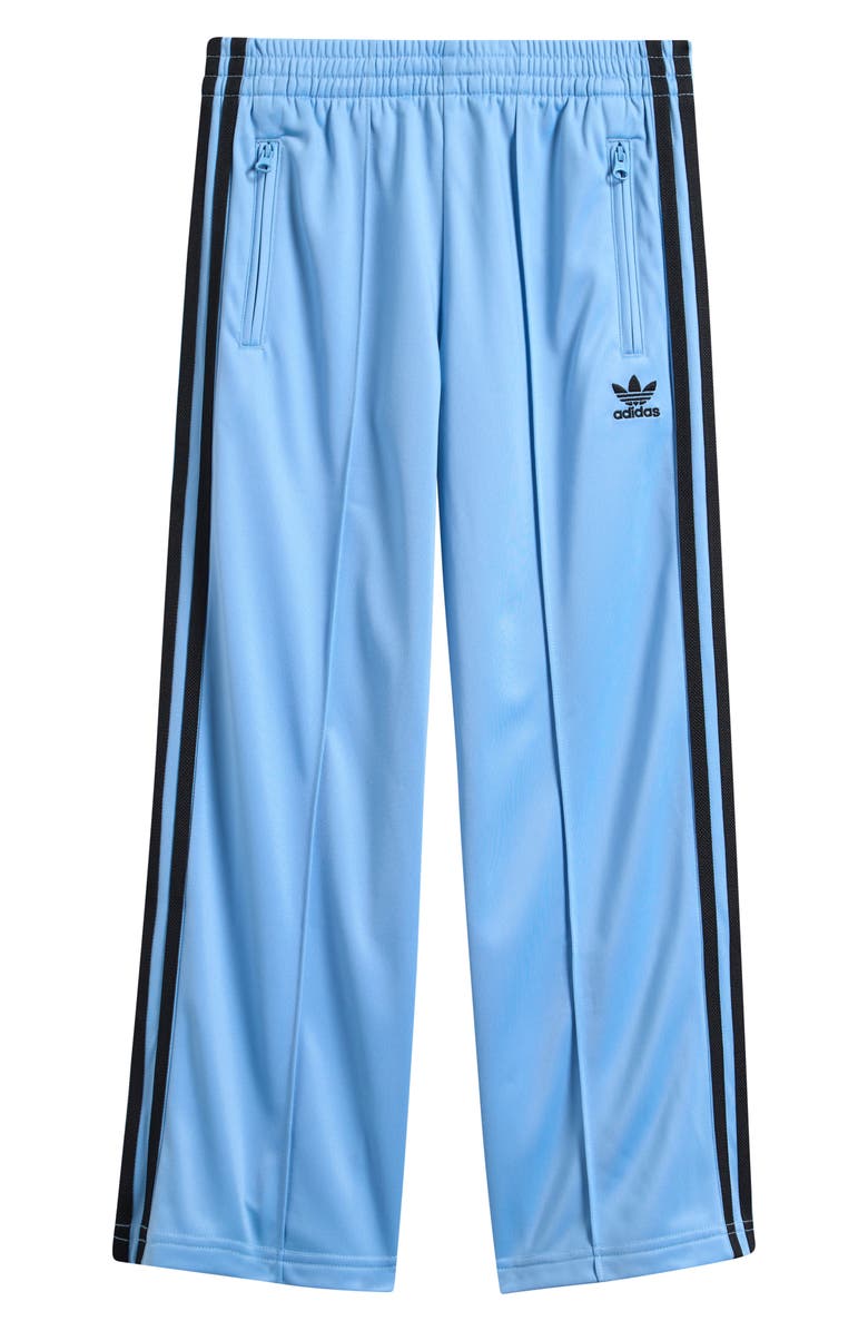 adidas Kids' Wide Leg Tricot Track Pants, Main, color, Ash Blue