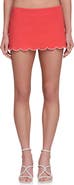 Avec Les Filles Scallop Edge Miniskirt