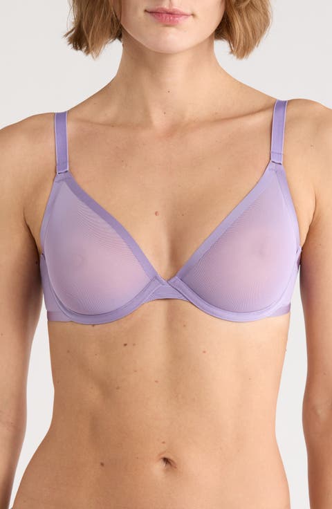 The Plunge Underwire Mesh Bra