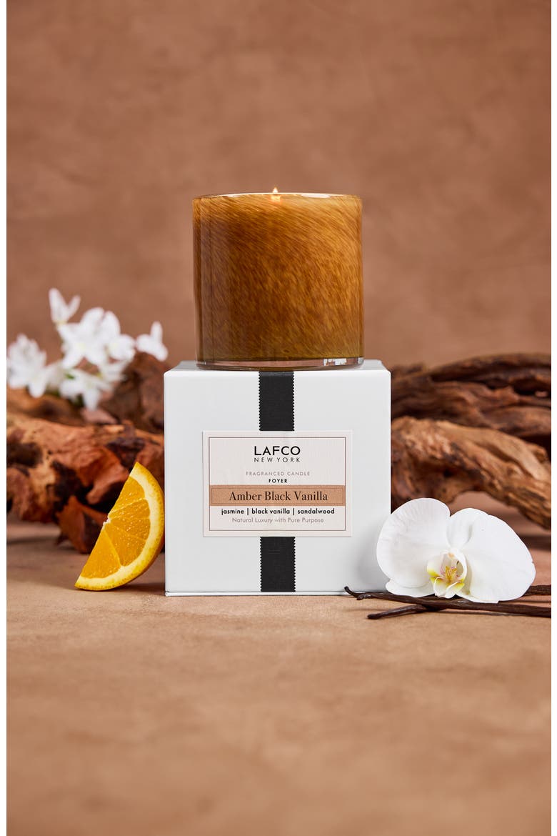 'Amber Black Vanilla - Foyer' Candle, Alternate, color, NO COLOR