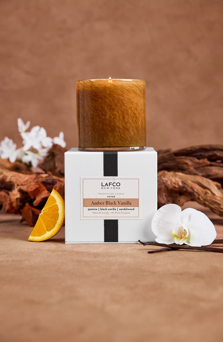 Lafco 'Amber Black Vanilla - Foyer' Candle, Alternate, color, 