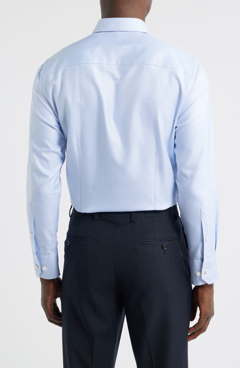 Jack Victor Wayne Cotton Dress Shirt, Alternate, color, Blue