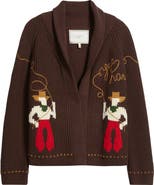 THE GREAT. The Lasso Lodge Cotton Blend Cardigan