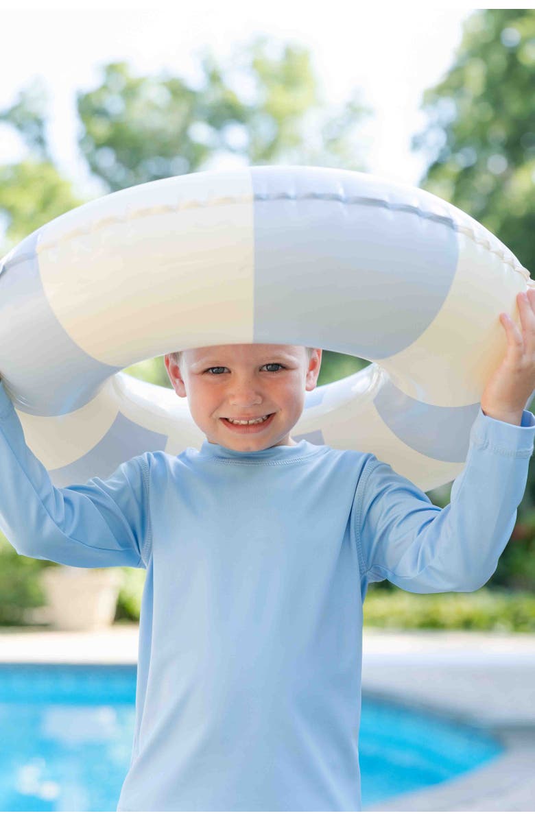 Florence Eiseman Long Sleeve Rashguard, Alternate, color, Blue