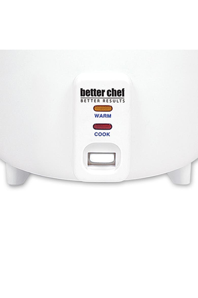 10 Cup Rice Cooker with Food Steamer Attachment, Alternate, color, White