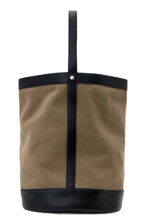 Bucket Canvas Sling Bag