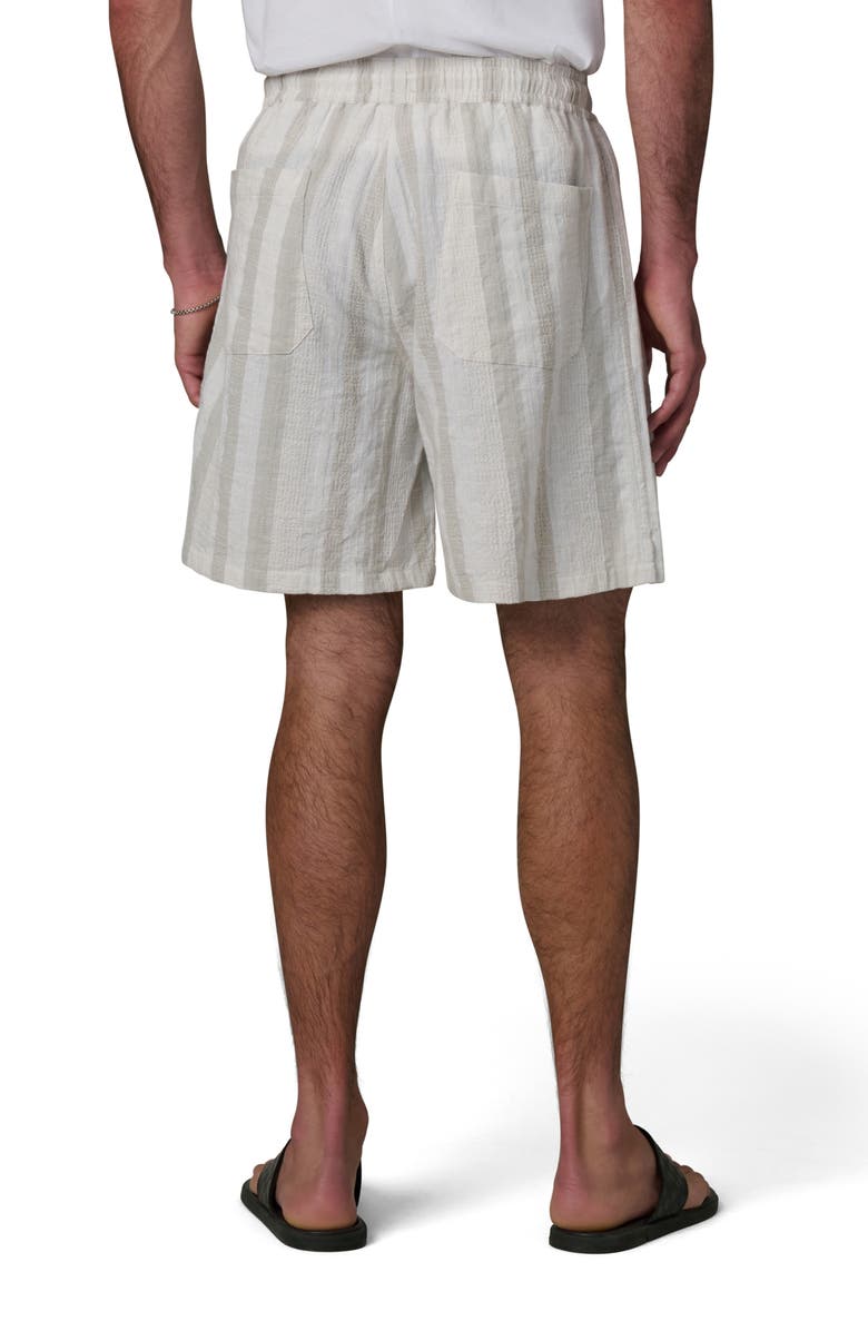 Joe's Cabana Dobby Stripe Drawstring Shorts, Alternate, color, Grey Stripe