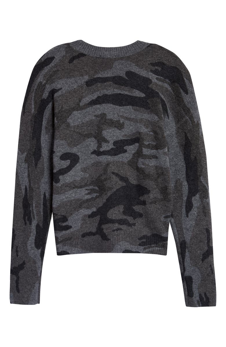 Rails Veronica Camo Cardigan, Alternate, color, 