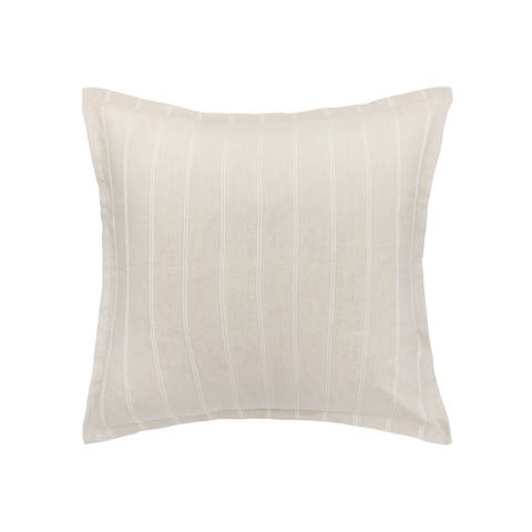 26" x 26" Revere Natural Cotton Euro Sham - Machine Washable