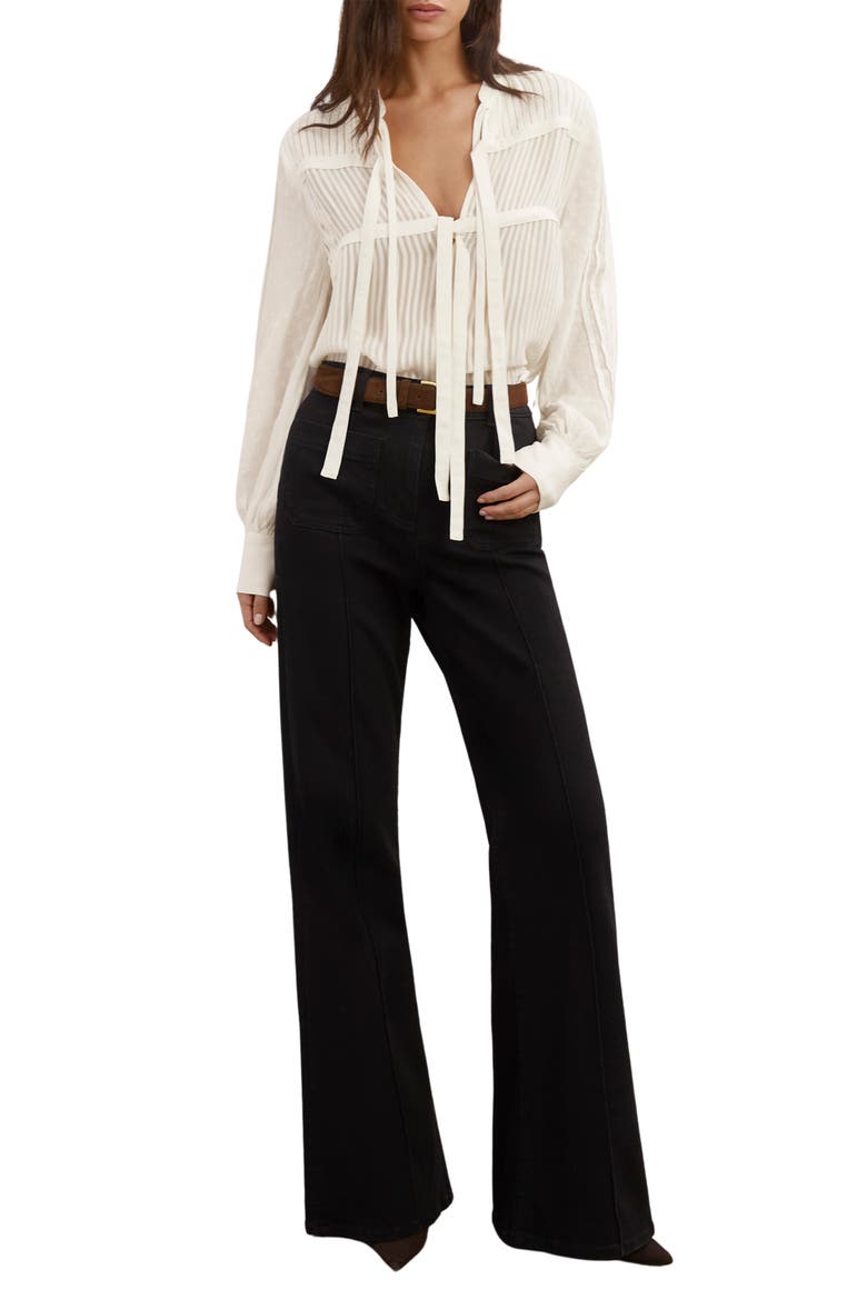 Josephine Chiffon Top, Alternate, color, IVORY