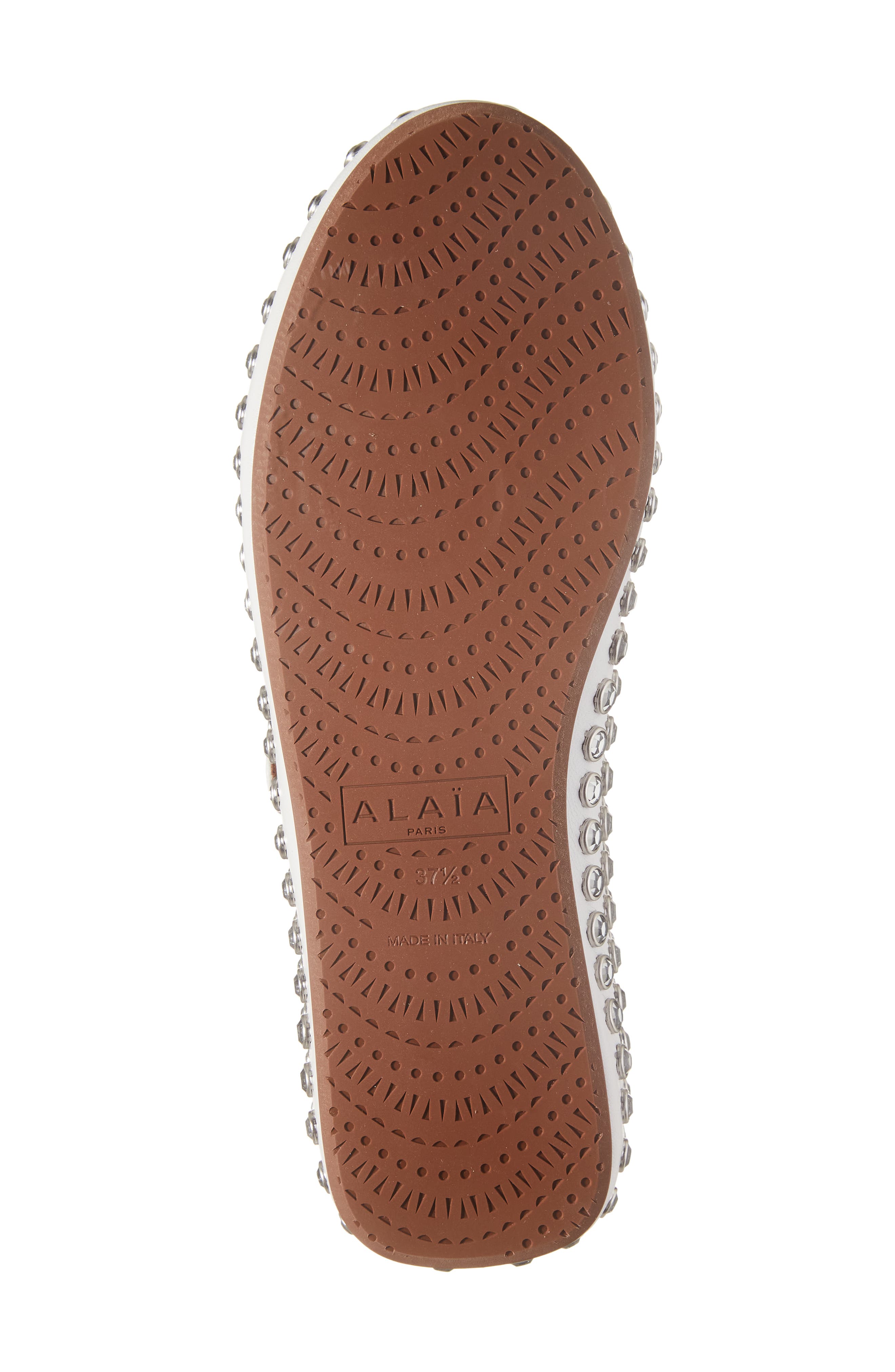 Rhinestone Ballet Flat, Alternate, color, WHITE