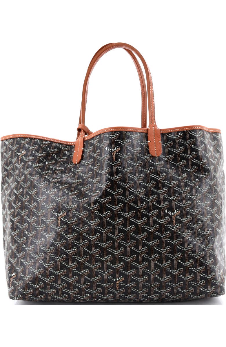 Pre-Owned Goyard Saint Louis Tote Coated Canvas PM, Alternate, color, Black