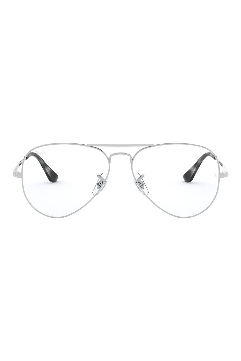 58mm Optical Glasses, Main, color, SILVER